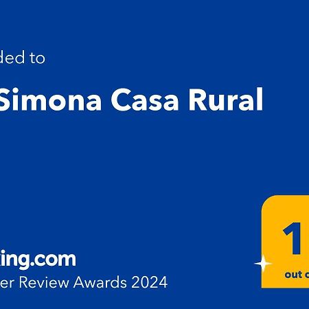 La Simona Casa Rural Perales del Puerto Eksteriør bilde